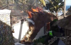 Hotel Queen of The South Resort di Gunungkidul Terbakar, Dua Kamar Rusak