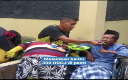 Viral Rinno Badut Bantu ODGJ, Awalnya Merantau ke Jogja Jadi Kuli Bangunan Tak Digaji