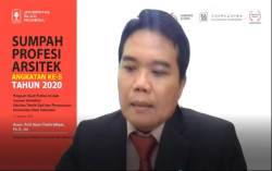 Diwisuda Daring, UII Luluskan 14 Arsitek Muda