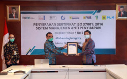 Konsisten Terapkan GCG, PLN Raih Sertifikasi Anti Manajemen Penyuapan ISO 37001