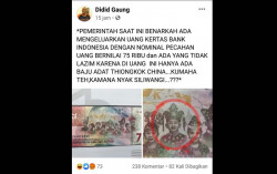 CEK FAKTA: Benarkah Ada Gambar Anak Berpakaian Adat China di Uang Baru Rp75.000?