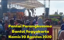 Viral Konser Campursari di Pantai Parangkusumo Didatangi Ribuan Orang, Ternyata Tidak Berizin
