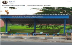 Usai Viral, Pedagang Ditegur & Halte Kasongan Tak Jadi Warung Lesehatan 
