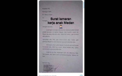 Bikin Ngakak, Isi Surat Lamaran Kerja Pakai Bahasa Batak, Warganet: Auto Pengangguran Sampai Tua