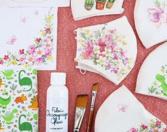 Yuk Berkreasi Buat Masker Decoupage Sendiri dengan Paket DIY Naturacraft