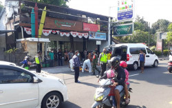 Lakalantas di Depan Markas Kodim Jogja Libatkan Dua Motor dan Satu Mobil