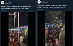 Tak Takut Corona, Video Kerumunan Manusia di Angkringan Jogja Jadi Sorotan