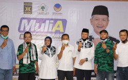 Pasangan Mulia Resmikan Rumah Pemenangan