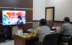 Polisi Jogja Relawan Covid-19 yang Gugur Dianugerahi Kenaikan Pangkat