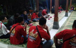 Tokoh Masyarakat Moyudan Konsolidasi Memenangkan Kustini-Danang Maharsa