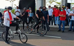 Kampanye Bersepeda, Menhub Minta Gedung Sediakan Tempat Parkir Sepeda