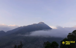Begini Kondisi Gunung Merapi Pagi Ini