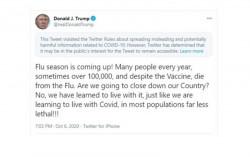 Baru Keluar Karantina Covid-19, Trump Bikin Masalah di Twitter dan Facebook