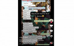 Viral Mahasiswi Diputus Pacar Gara-Gara Ikut Demo Menolak UU Cipta Kerja