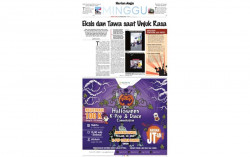 HARIAN JOGJA HARI INI: Eksis dan Tawa saat Unjuk Rasa