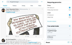 Ajakan Demo Lewat #JogjaMemanggil Menggema di Twitter