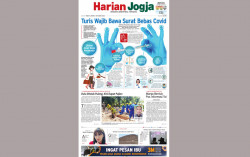 HARIAN JOGJA HARI INI: Turis Wajib Bawa Surat Bebas Covid