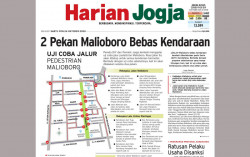 HARIAN JOGJA HARI INI: 2 Pekan, Malioboro Bebas Kendaraan