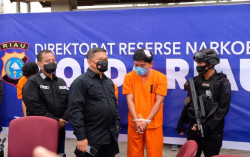 Polda Riau Amankan 36 Kilogram Sabu & Tangkap 5 Tersangka