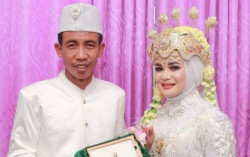 Warganet Heboh karena Ada Pengantin Pria Mirip Presiden Jokowi