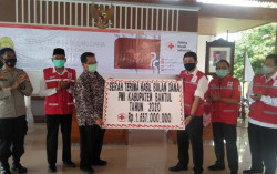 Meski Pandemi, Bulan Dana PMI Bantul Naik Drastis