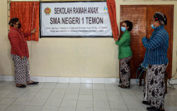 SMA N 1 Temon Dicanangkan Jadi Sekolah Ramah Anak
