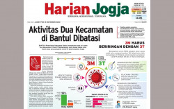 HARIAN JOGJA HARI INI : Aktivitas Dua Kecamatan Dibatasi