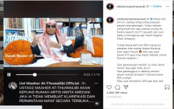 Diancam Akan Digeruduk Ratusan Pembela Ulama, Nikita Mirzani Ajak Makan Bakso