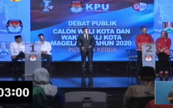 Debat Putaran Kedua Pilkada Kota Magelang, Prinsip Saling Mengisi Disorot