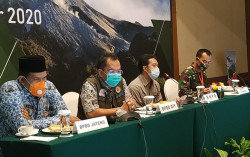 Hadapi Erupsi Merapi dalam Masa Pandemi, BNPB Gelar Gladi Ruang