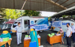 Dibiayai Jasa Raharja, Puluhan Kru Damri Jalani Rapid Test