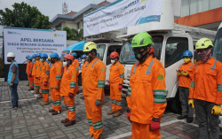 Waspada Erupsi Gunung Merapi, PLN Gelar Apel Siaga Bencana