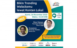 Maksimalkan Website Lewat Konten Lokal, AMSI DIY Adakan Webinar