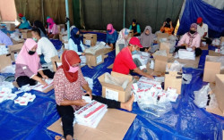 KPU Gunungkidul Temukan 1.682 Surat Suara Rusak