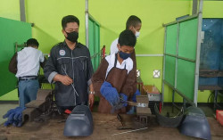 Pembelajaran Tatap Muka di SMKN 1 Pundong bantul Sudah Berjalan, Ini Evaluasinya