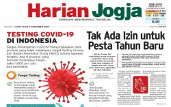 HARIAN JOGJA HARI INI: Pemda DIY Larang Pesta Tahun Baru
