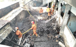 SMP 1 Jetis Terbakar, Kerugian Diperkirakan Rp100 Juta