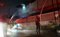 Bagian Belakang Hotel di Sleman Terbakar