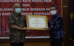 Lagi, Sleman Raih Penghargaan Kabupaten/Kota Peduli HAM 2020