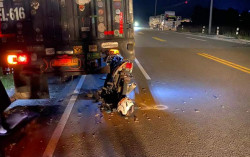 Tabrak Truk Boks, Pengendara Motor di Kulonprogo Tewas