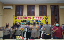 Sepanjang 2020, Narkoba menjadi Kasus Terbanyak yang Ditangani Polresta Jogja