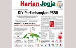 HARIAN JOGJA HARI INI: DIY Pertimbangkan PSBB