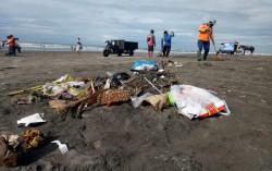 35 Ton Sampah Libur Tahun Baru Diangkut dari Parangtritis