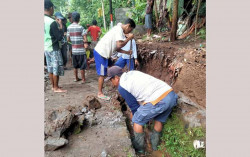Hujan, Dua Titik Tanah Longsor Terjadi di Bantul