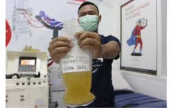 PMI Kota Jogja Lakukan Donor Plasma Pertama