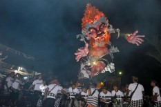 Bali Tiadakan Pengarakan Ogoh-Ogoh pada Upacara Nyepi 
