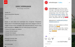 Setelah Viral Surat Keberatan dari Eiger, Muncul Surat Keringanan dari Arei