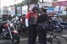 Dikawal Polisi, Konvoi Moge Langgar Aturan Ganjil Genap