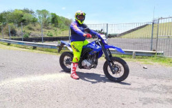 Tren Modifikasi Yamaha WR 155 R Supermoto Merebak di Jogja