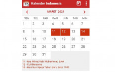 Simak Daftar Lengkap Libur Nasional dan Cuti Bersama 2021